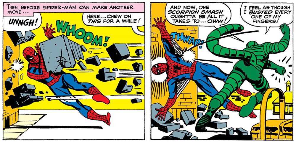 Spider-Man vs the Scorpion from Amazing Spider-Man #20
