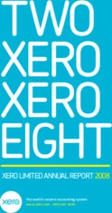 Xero's annual report 2008
