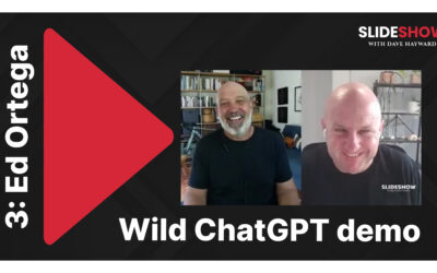 Ed Ortega, Machine & Partners on the AI continuum, part 1: ChatGPT (Slideshow with Dave Hayward podcast)