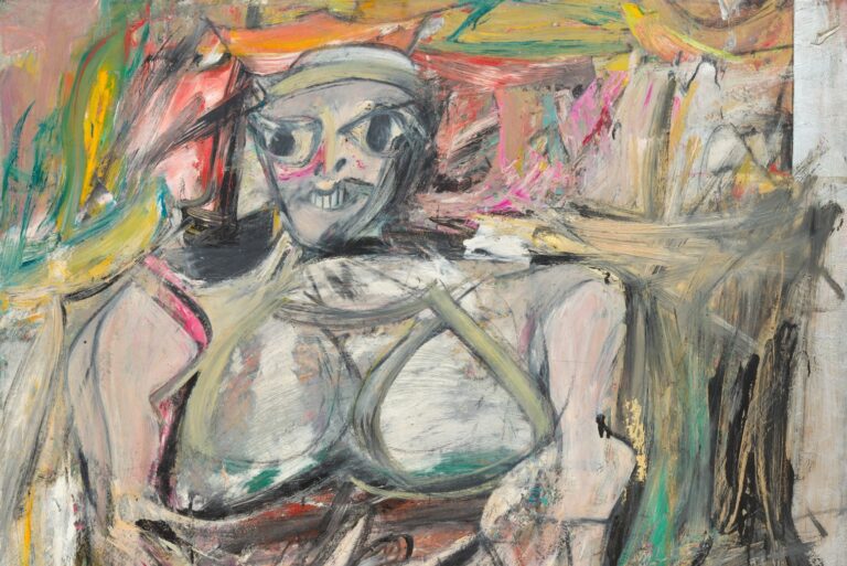 Detail from Woman I by Willem de Kooning