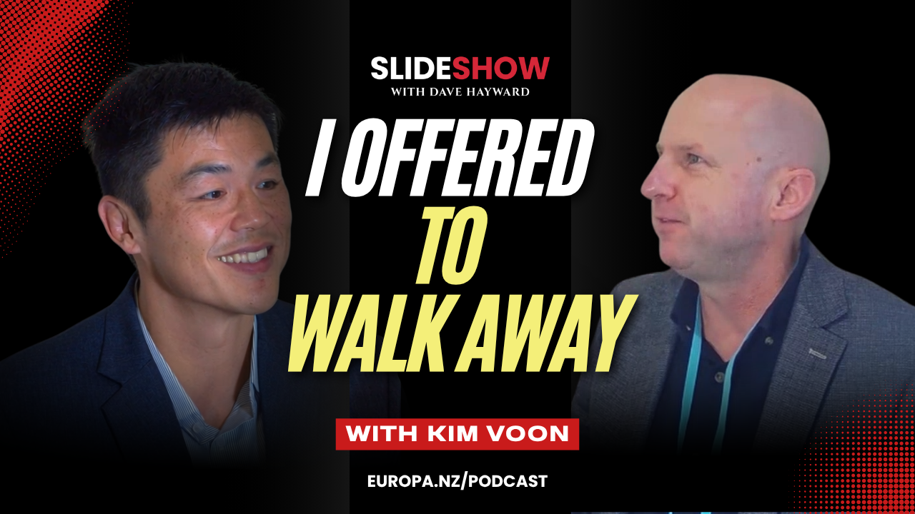 Kim Voon and Dave Hayward on Slideshow: I offered to walk away